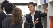 青山パートナーズ見学会の様子